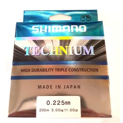 Shimano Technium 200m 0.165mm/2.60kg color: Black (MADE IN JAPAN)