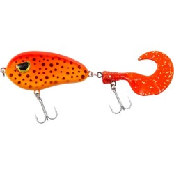 Fladen Scary Tail 13cm/18g Orange Black Dots