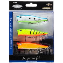 Fladen Popper Floating Komplekt 8cm/14g 3tk