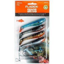 Fladen Silikoonlandi Sortiment Shad 4tk 100mm 20-661002