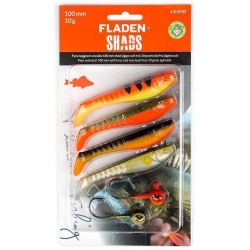 Fladen Silikoonlandi Sortiment Shad 4tk 100mm 20-661003