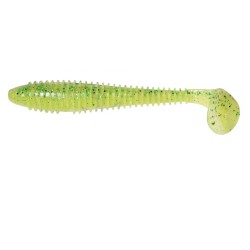 Keitech Swing Impact FAT 3.8inch/9.7cm 6tk LT62T LT Chart Lime Shad