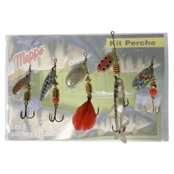 Mepps Perch Kit with 5 spinners