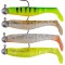 Mikado Fishunter Ready Rigged 8cm MIX colours / 4pcs