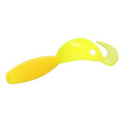 Mikado Silikoonlant Twister 38mm 10tk Yellow