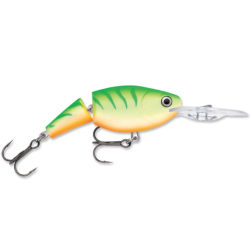 Rapala Jointed Shad Rap Green Tiger UV 4cm/5g JSR04 GTU