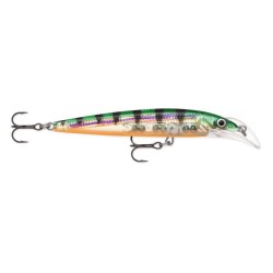 Rapala Scatter Rap Glass Shad 07 Fishing Lure - Glass Green Tiger UV Color, Topwater Crankbait - View #6