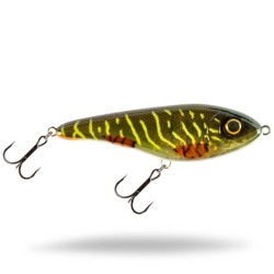 Strike PRO Buster Jerk II 12cm/37g 0.3M-2M EG-049 C755G Green Motoroil Pike UV