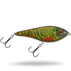 Strike PRO Buster Swim Slow Sink 13cm/65.9g 0.5-1.5M EG-228 C755G-UV Green Motoroil Pike UV