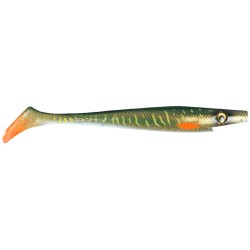 Strike PRO Pig Shad Jr 20cm/50g 2.pcs MN3 Green Motoroil Pike UV