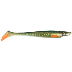 Strike PRO Pig Shad Tournament 18cm/30g 2.pcs MN3 Green Motoroil Pike UV