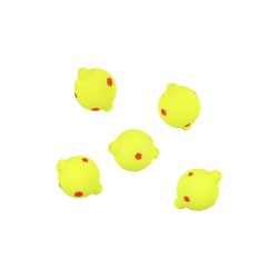 Mikado Float Beads Kork Pärlid Dia. 8mm Yellow-Red/Kollane-Punane 5pcs