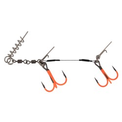 Mikado Stinger Jaws Double Evo Titanium UV 30kg 2/0 & 1/0