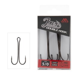 Mikado Konksud Jaws Double Hook 4tk 4/0