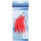Mikado Hair Tube Rig 3/0 Red and White