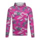 Mikado Naiste Pusa UPF Filter Long Sleeve Woman Hoodie with Gator Lady Camo XXL