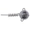 Mikado Tina Pea Kruviga Lead Head with Screw Jaws 10g 3pcs