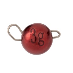 Mikado Jaws Cheburashka Tungsten / Wolfram Red 0.5g 5pcs