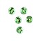 Mikado Wheel Glitter Sädelevad Litrid Dia. 6mm Green/Roheline 20pcs