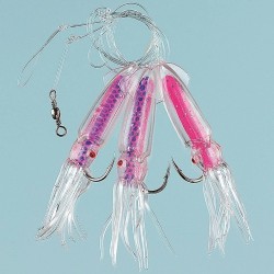 Fladen Winged Octopus Rig 8/0 pink/purple