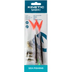 Rakendus KINETIC Soft Tail UV #8/0 Black Fire Tail