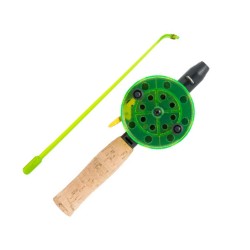 Winter Rod AKARA JL1001 PR with cork handle (42cm, reel diam. 55mm, green) AW004