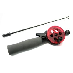 Taliritv / Winter rod AKARA JL1004 with neoprene handle (44cm, reel diam. 75mm, red) 1808004