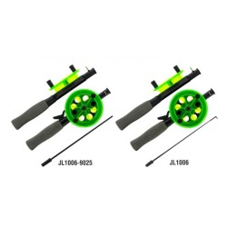 Taliritv / Winter rod AKARA JL1006 with neoprene handle (46cm, reel diam. 95mm, green)