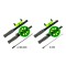 Taliritv / Winter rod AKARA JL1006 with neoprene handle (46cm, reel diam. 95mm, green)