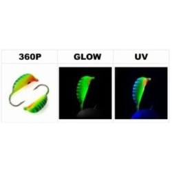 Mormishka «RIGAs BANANA» Nr. 20 UV (UV, phosphor) with an eyelet (4 mm, 1.1 g, colour: 360P)