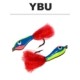 Mormishka «PJARNU» Epoxy Fly UV (fly) with an eyelet (6 mm, colour: YBU)