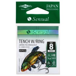 Mikado Hook Sensual Tench W/Ring size 10 10tk