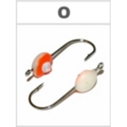 Mormishka «EPOX» Nr. 1201 AP with an eyelet (4 mm, 0 g, hook 12, colour: O)