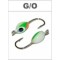 Mormishka «EPOX Drop» Nr. 1208 P with an eyelet (8mm, 0g, hook 12, colour: G/O)