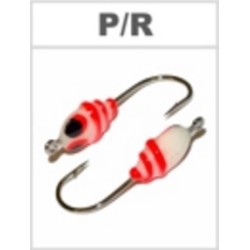 Mormishka «EPOX Whitebait» Nr. 1262 P with an eyelet (7mm, 0g, hook 12, colour: P/R)