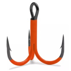 Kolmik VMC 4551 UV Orange Round 1X Strong #1/0 4pcs