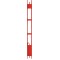 Traper haspel 190x16mm punane
