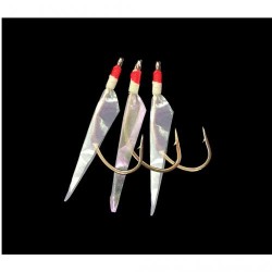 Add-on Hook with Real Fish Skin 12/0 3pcs