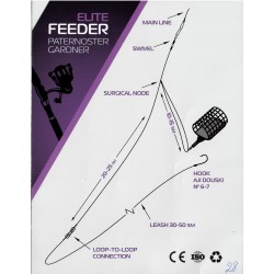 Fishing Rig Feeder Paternoster Gardner 60g OF11676/14073