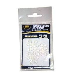 Lineaeffe Elastic Bait Rings 24pcs Size M