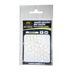 Lineaeffe Elastic Bait Rings 24pcs Size L