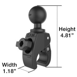 RAM Tough-Claw™ Small Clamp Ball Base (C)