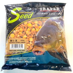 Traper Groundbait Seed (Boiled) 500g MIX 1 