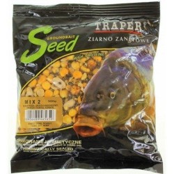 Traper Groundbait Seed 500g MIX 2 Sweet corn, Peanut, Tiger nut, Hemp