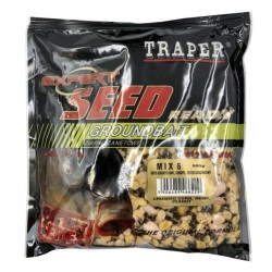 Traper Groundbait Seed 500g MIX 6 Crushed corn, Hemp, Peanut