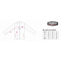 Traper Sweat Shirt Alaska Dark Blue M