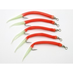 Behr makk-hooks fluo/red 8/0 5pcs 3630180