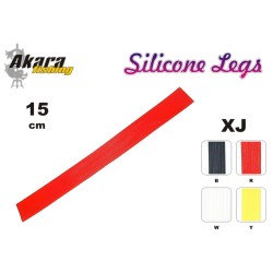 Material for tying flies AKARA Silicone Legs XJ (15 cm, color: Black)