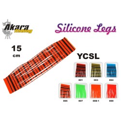 Material for tying flies AKARA Silicone Legs YCSL (15 cm, color: 003)