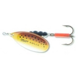 Mepps Aglia Fluo Micropigments brown trout nr2 4.5g